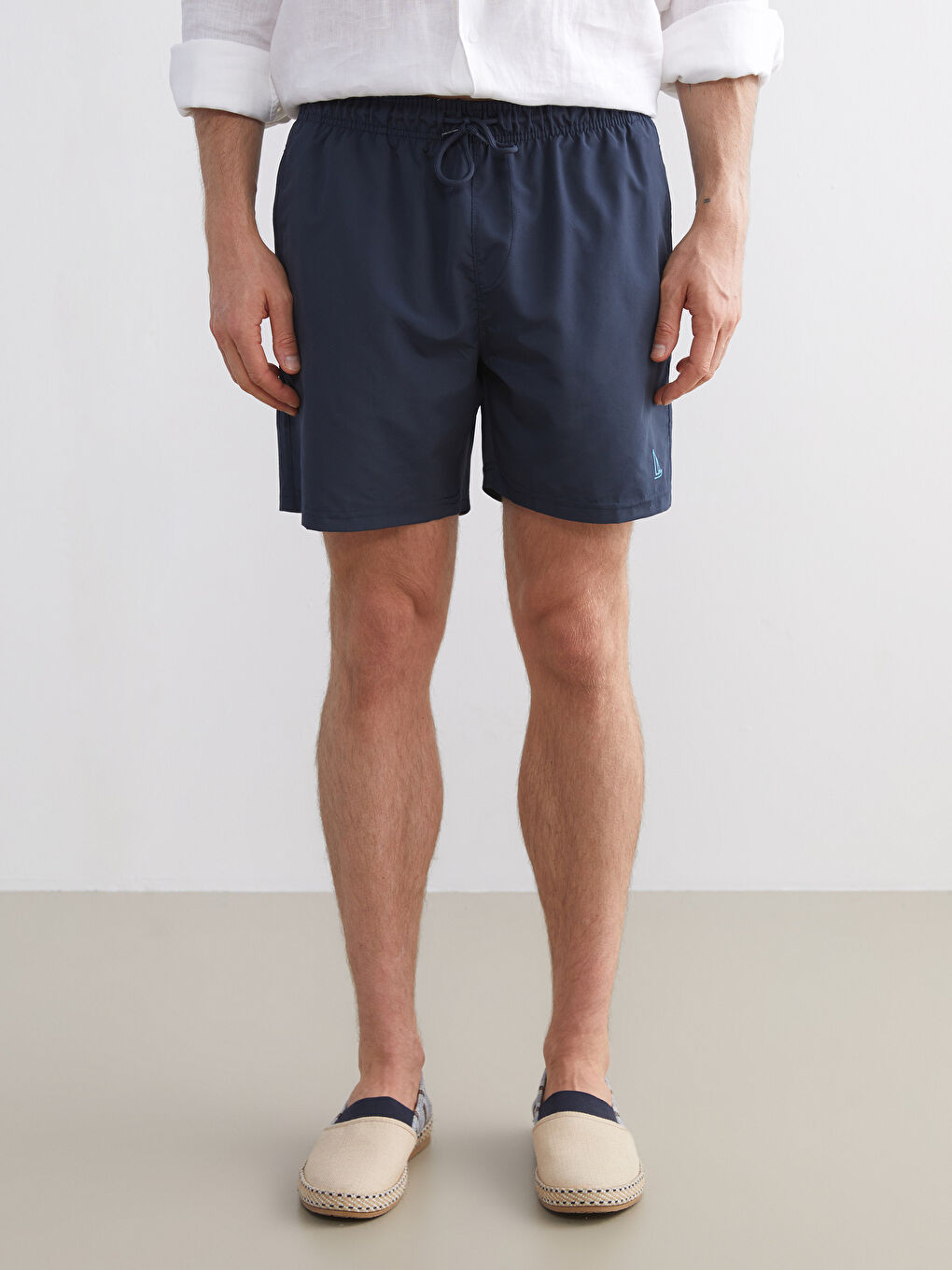 Kısa Boy Basic Erkek Deniz Şortu-1