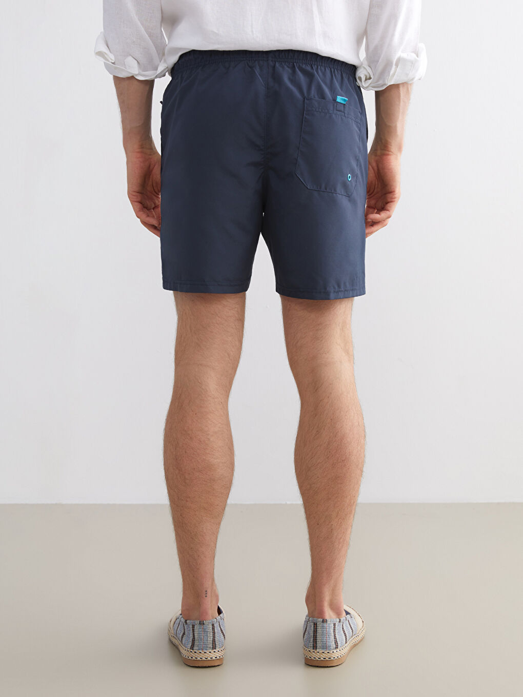 Kısa Boy Basic Erkek Deniz Şortu-3