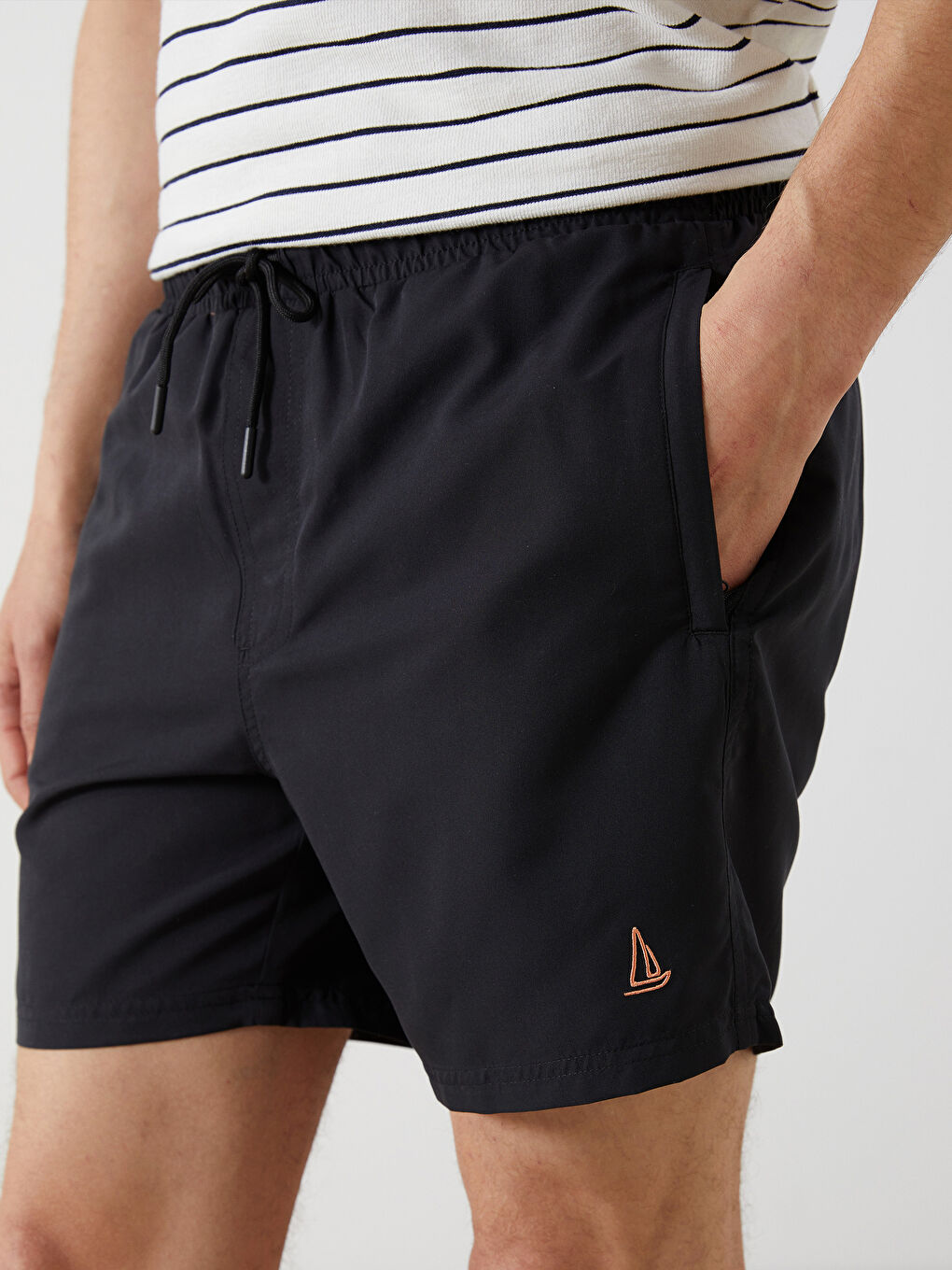 Short Length Basic Men's Swimming Shorts -S5FR02Z8-CVL