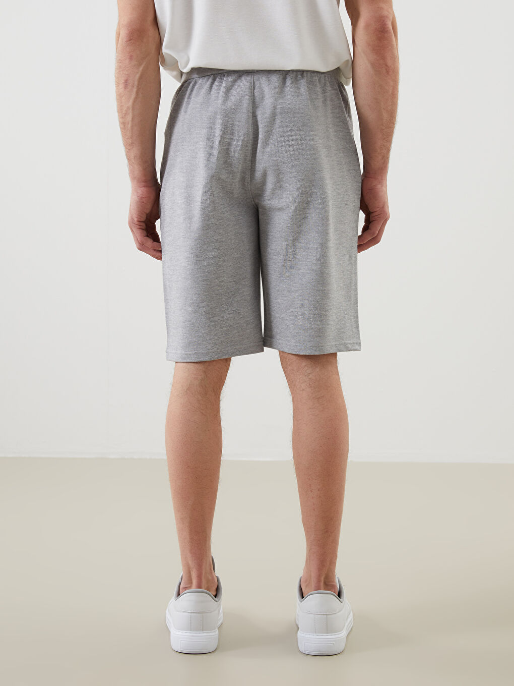 Regular Fit Pique Men's Shorts -S5FR20Z8-DCR