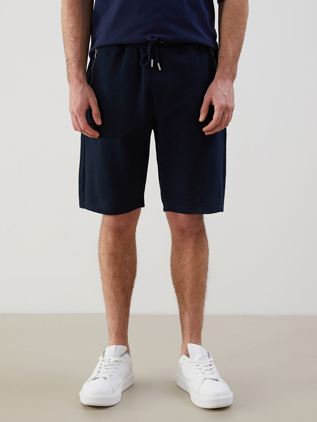 Regular Fit Pique Men's Shorts -S5FR20Z8-RFH