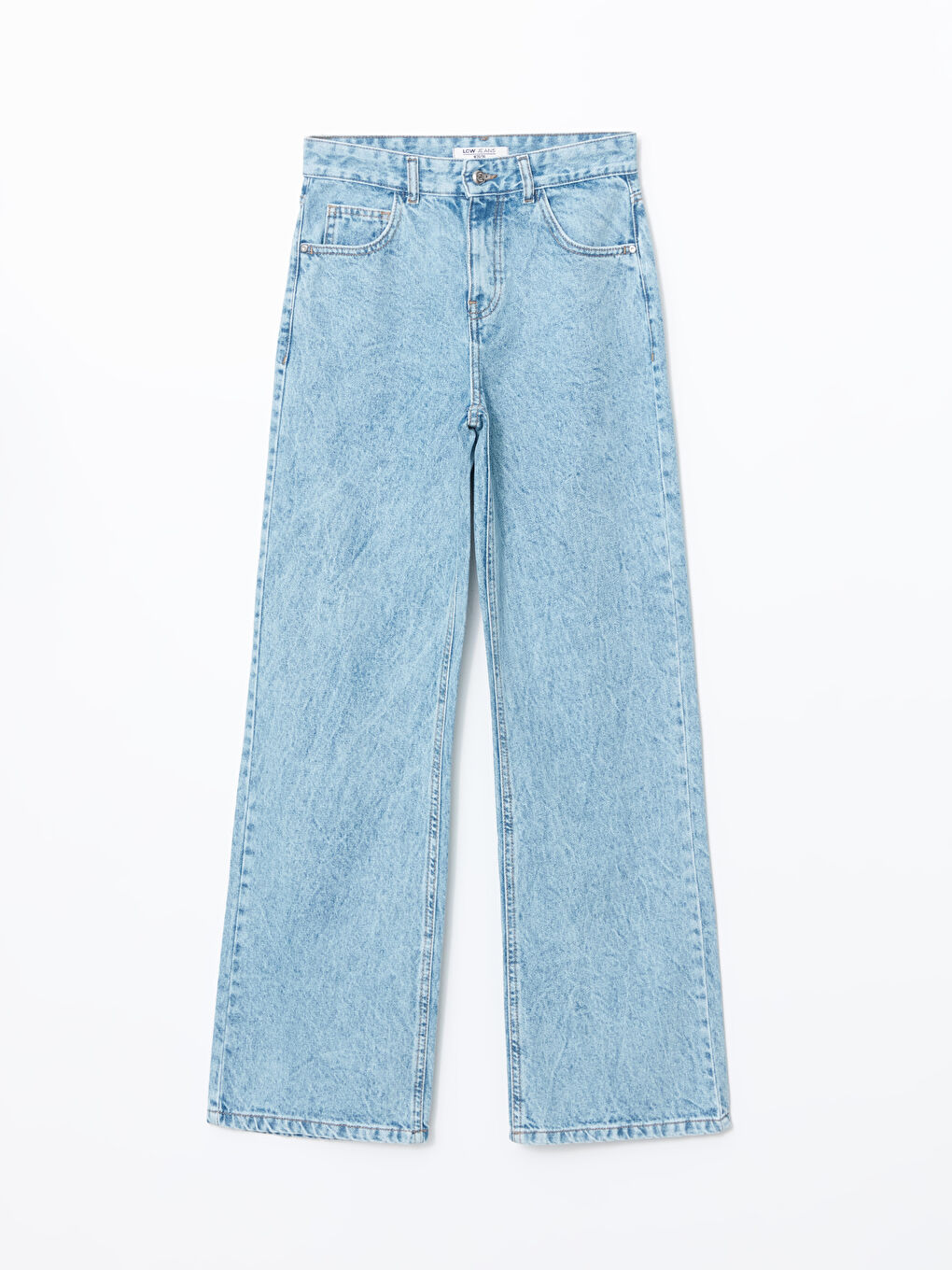 Jean Jambe Large pour Femmes-4