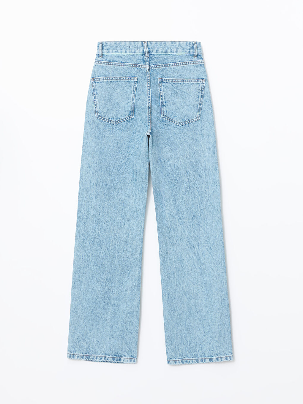 Jean Jambe Large pour Femmes-5