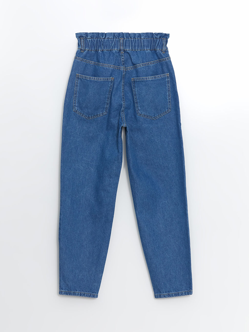 Elasticated Waist Slouchy Fit Women's Jeans-5