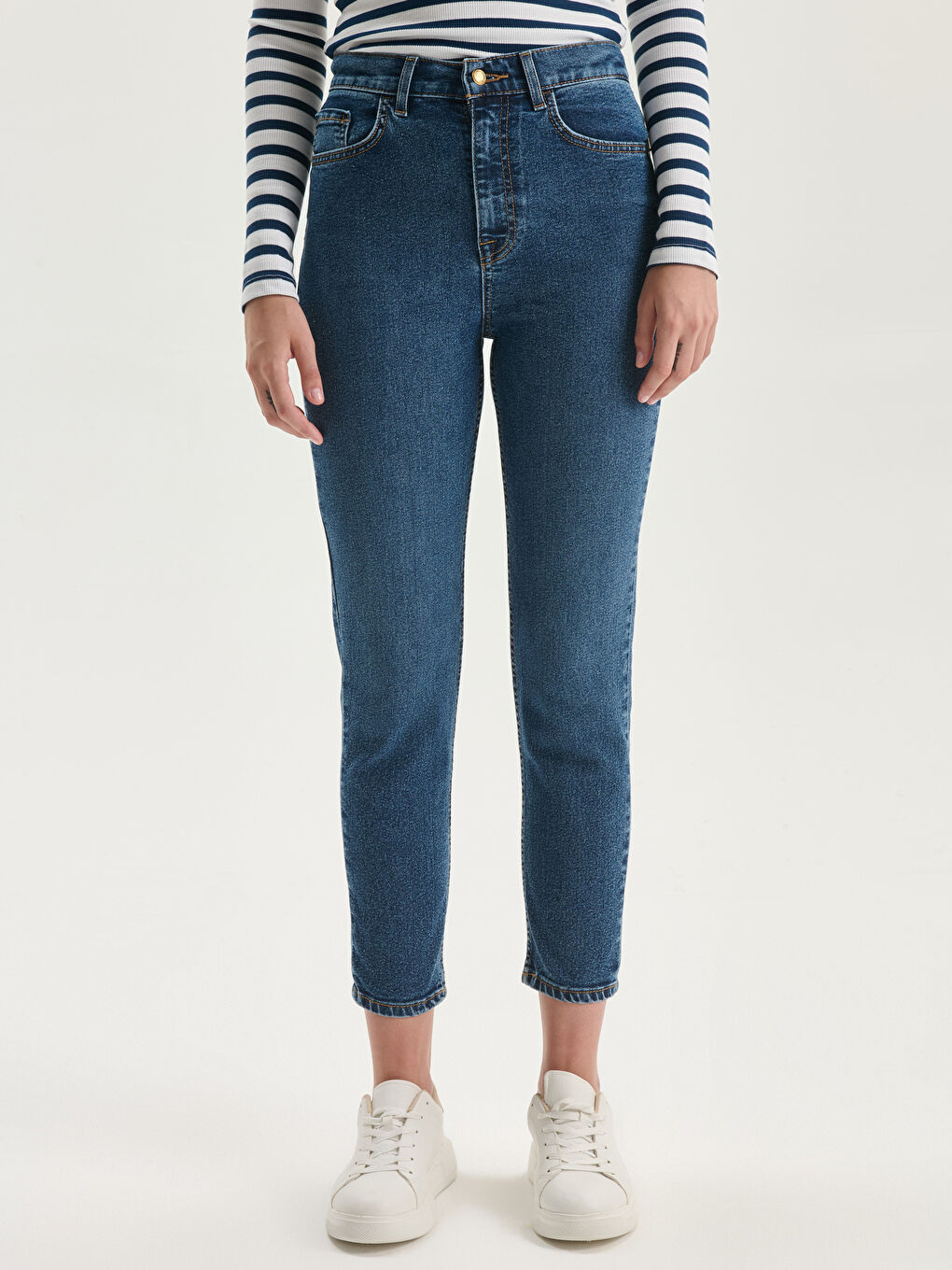 Jean Coupe Maman pour Femmes-1