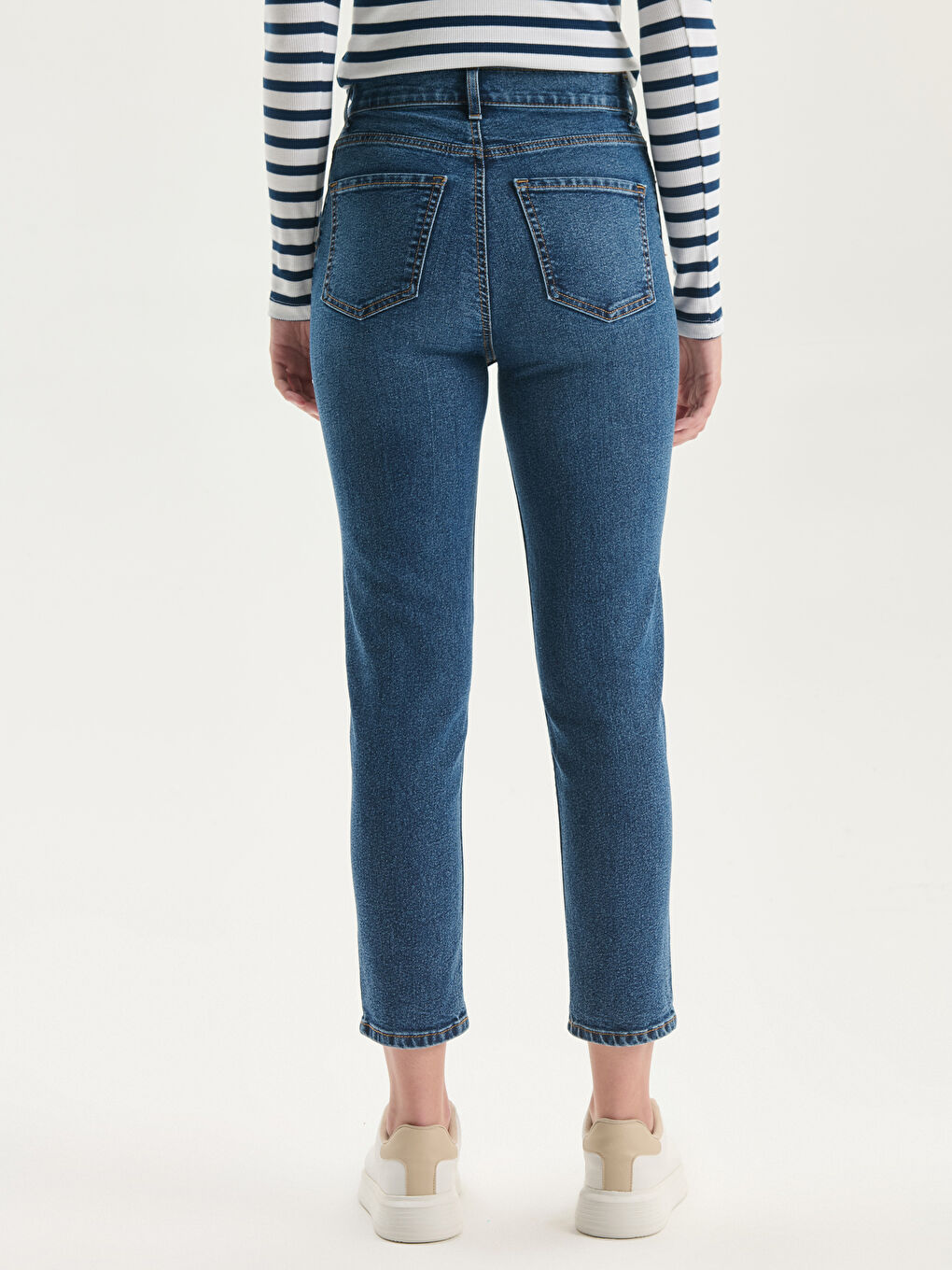 Jean Coupe Maman pour Femmes-3