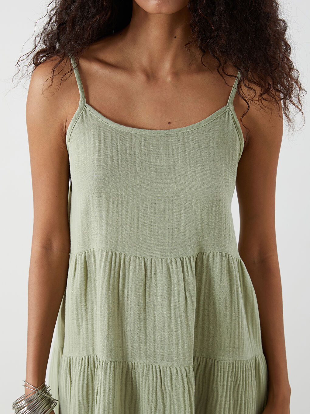XSIDE U Neck Textured Mini Dress -S5FR78Z8-YFN