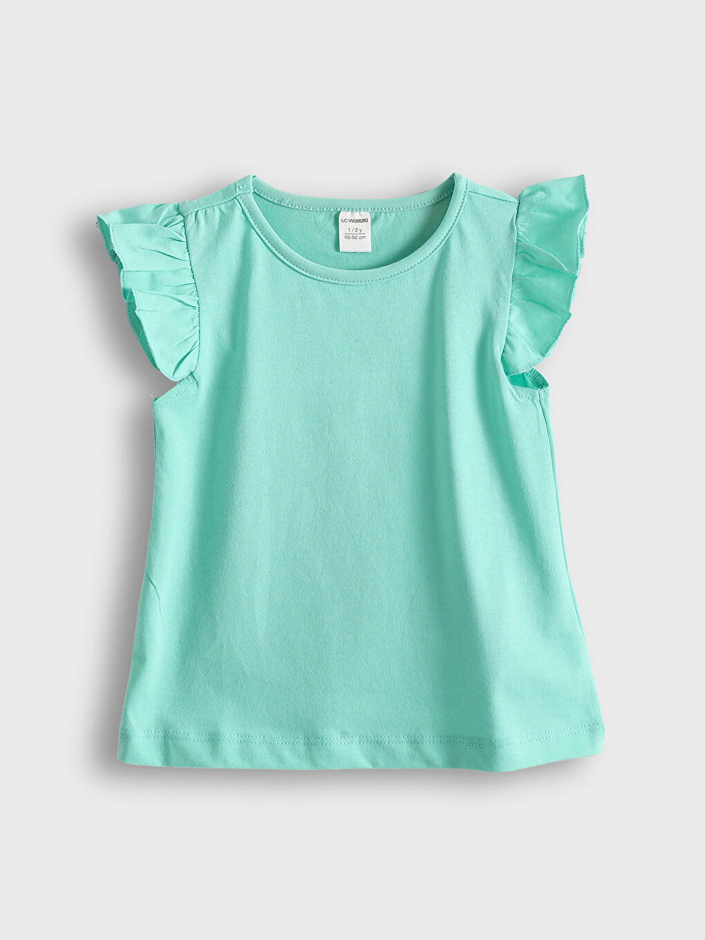 LC Waikiki Crew Neck Plain Girls' Tank Top -S5FR89Z1-GAS