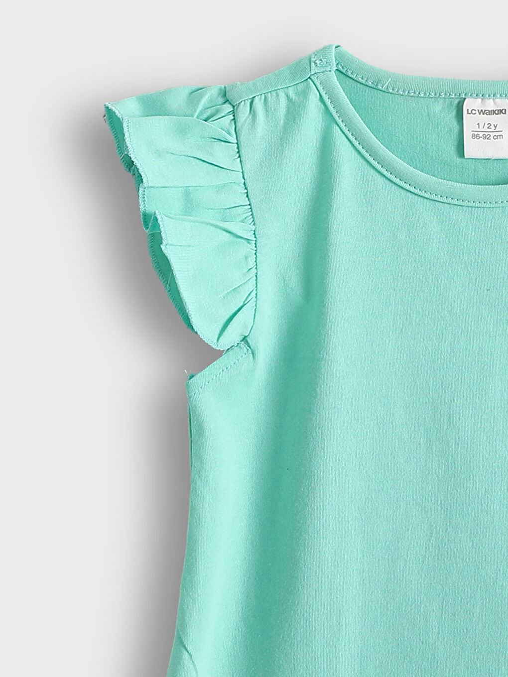 LC Waikiki Crew Neck Plain Girls' Tank Top -S5FR89Z1-GAS