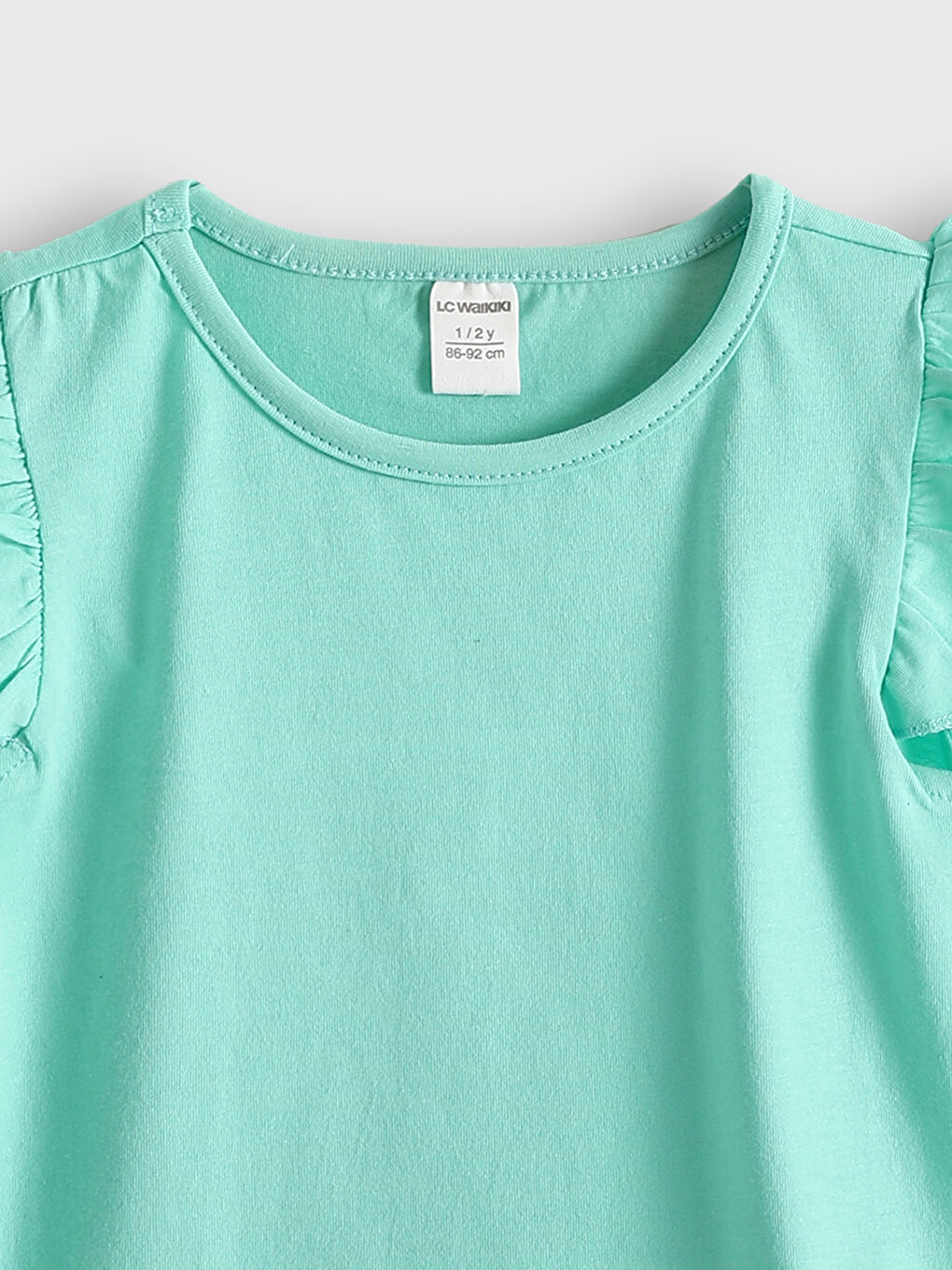 LC Waikiki Crew Neck Plain Girls' Tank Top -S5FR89Z1-GAS