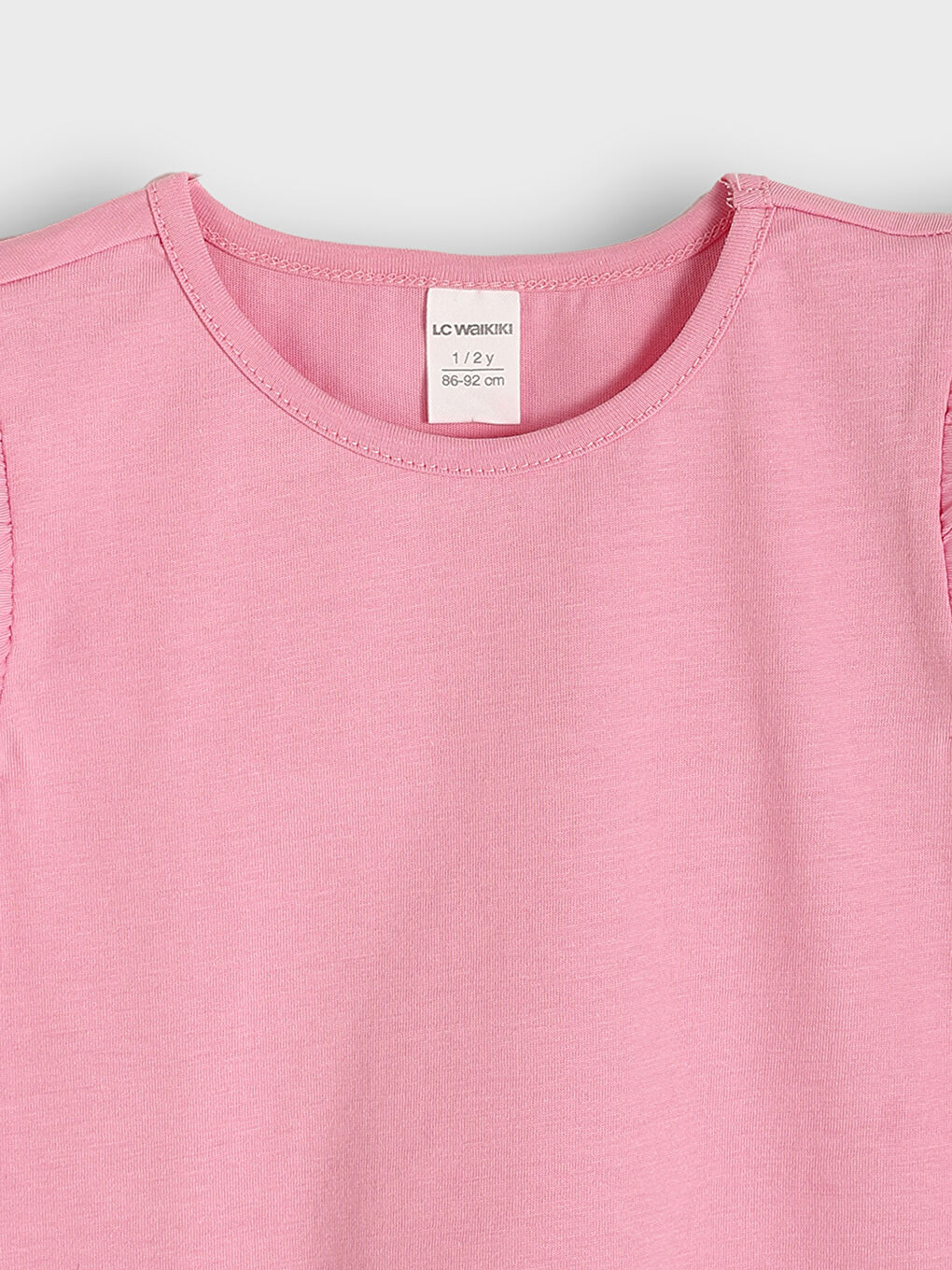 قميص داخلي بدون أكمام سادة بياقة دائرية للبنات-3