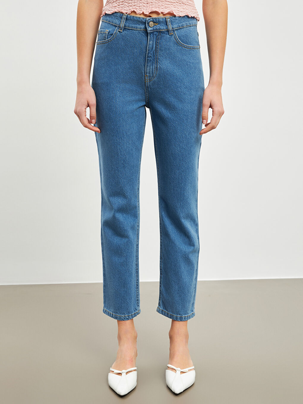 Slim Fit Women's Jeans-1