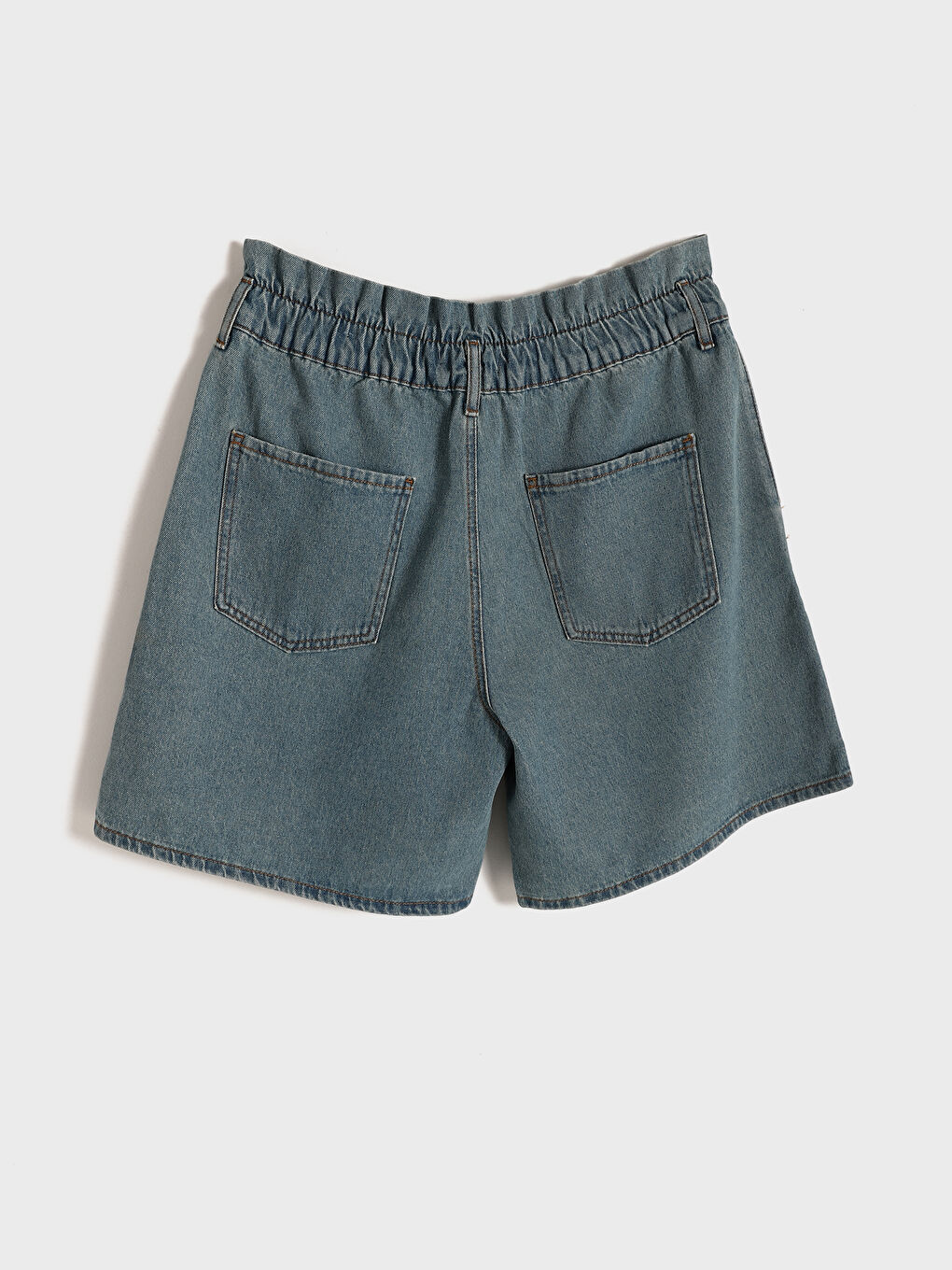 Bermuda Fit Women's Denim Shorts-1