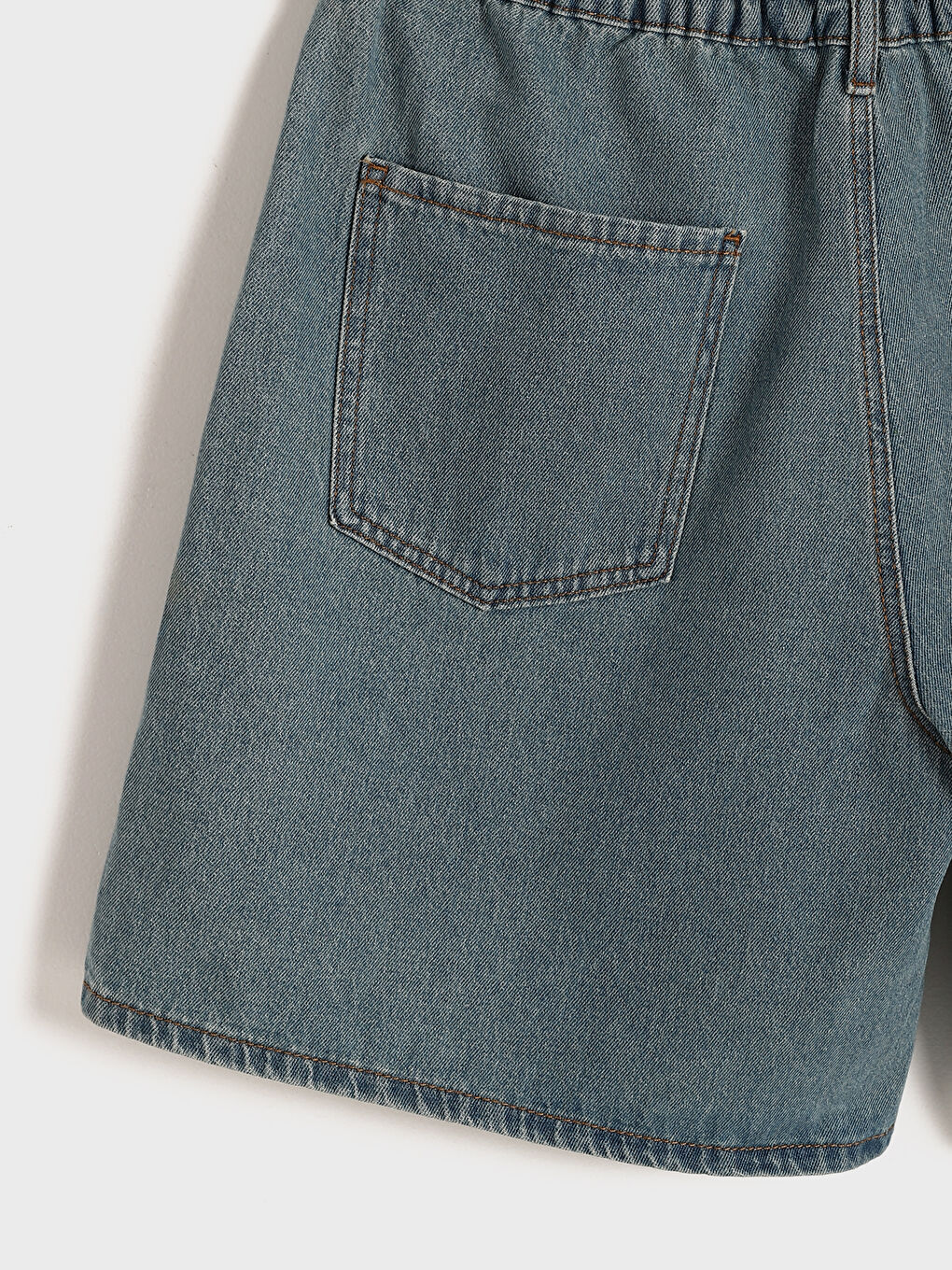 Bermuda Fit Women's Denim Shorts-3