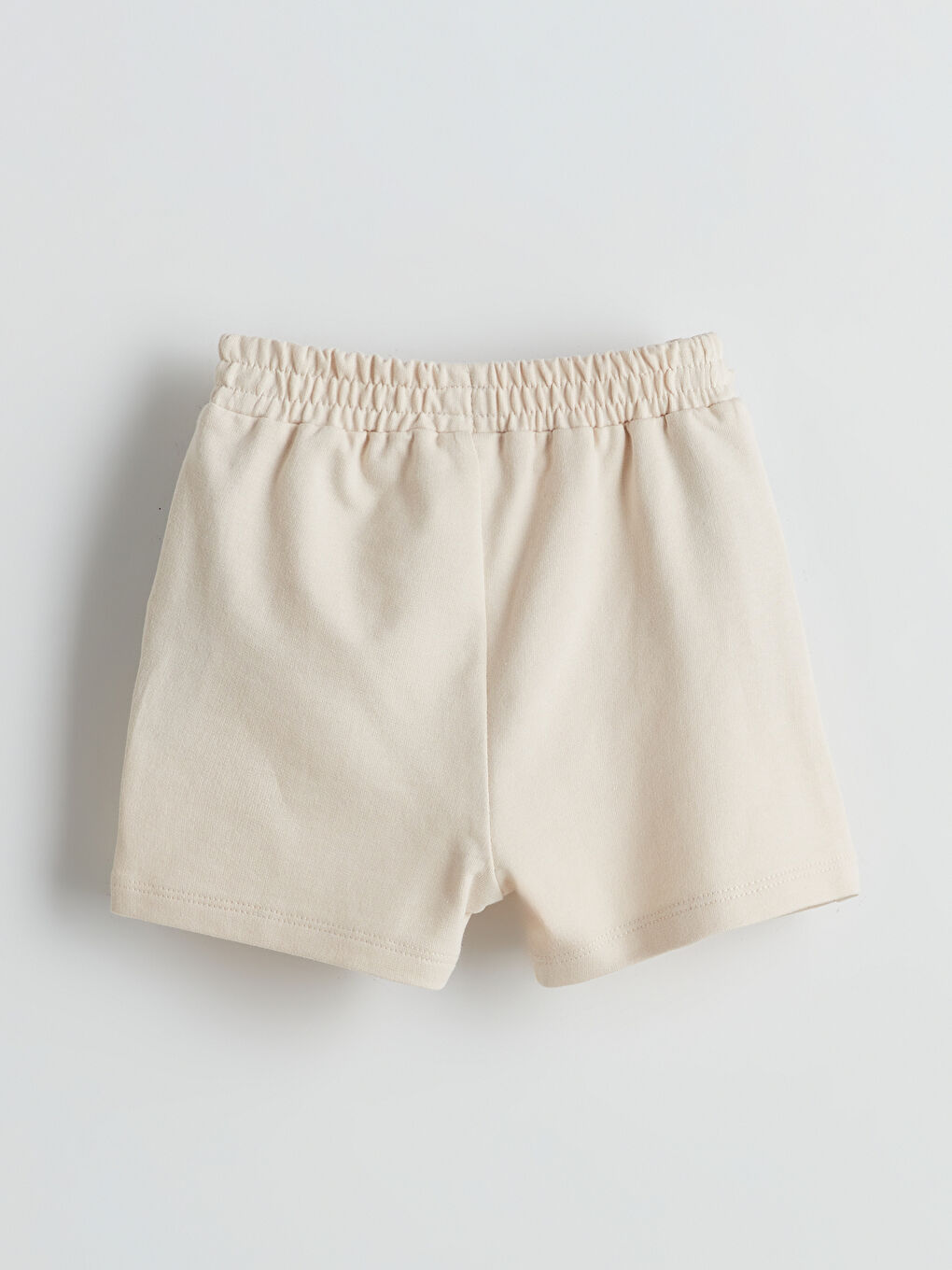 LCW baby Bej Beli Lastikli Basic Erkek Bebek Şort - 1