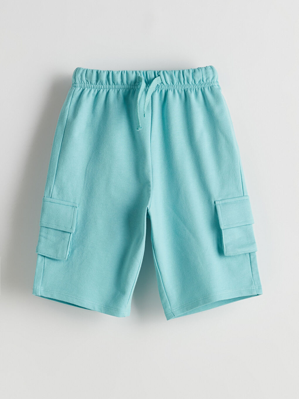 Elasticated Waist Pocketed Boys' 2 Thread Shorts -S5FS23Z1-FJJ