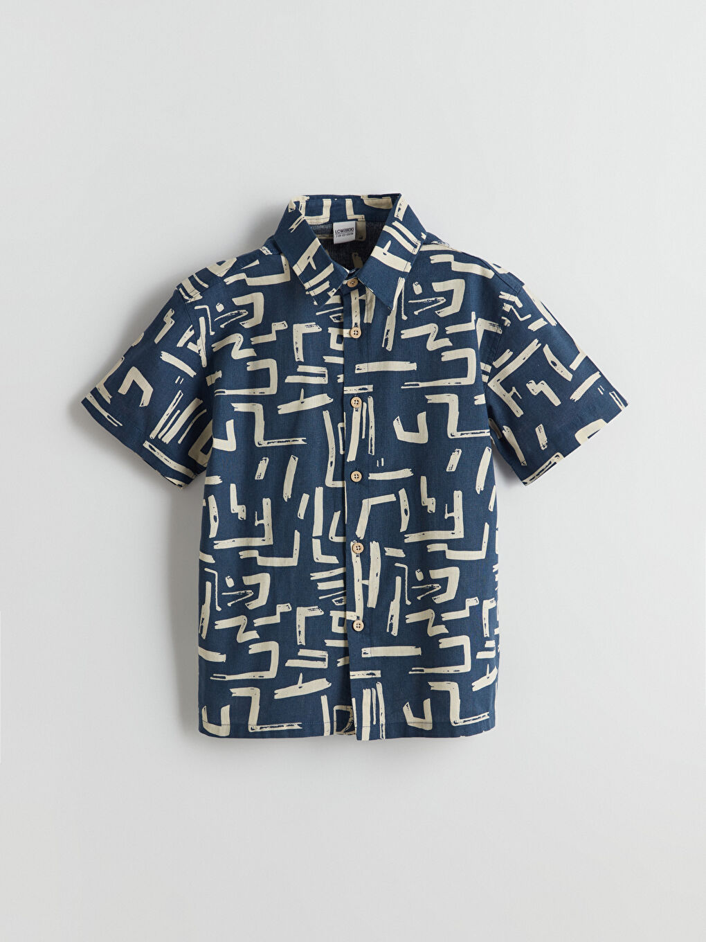 Linen Blend Boys' Shirt -S5FS35Z4-LSJ