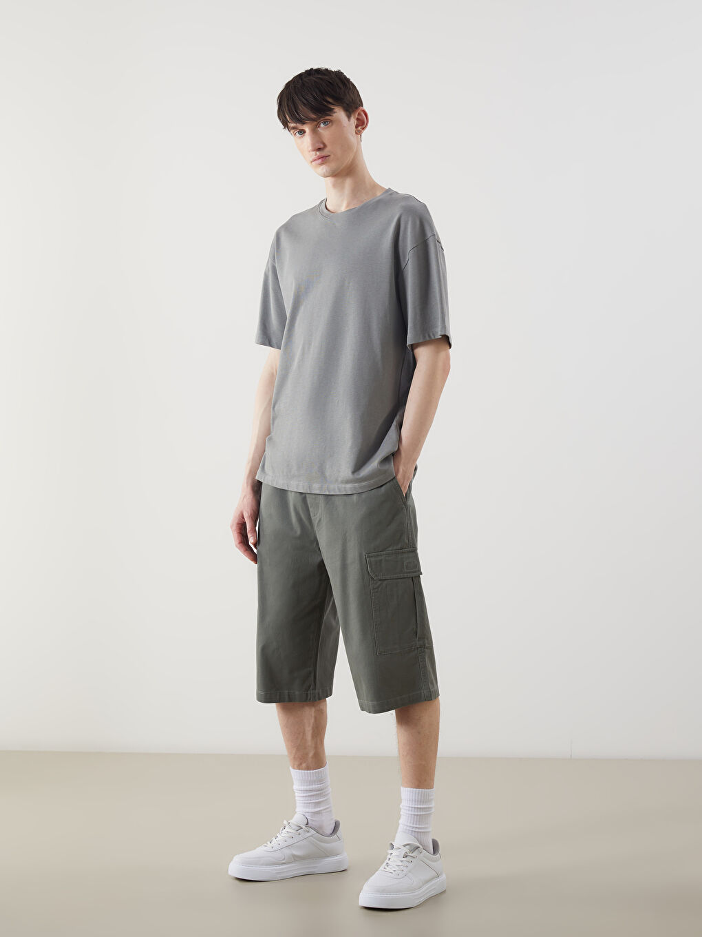 XSIDE Regular Fit Men's Cargo Shorts -S5FS64Z8-YAG