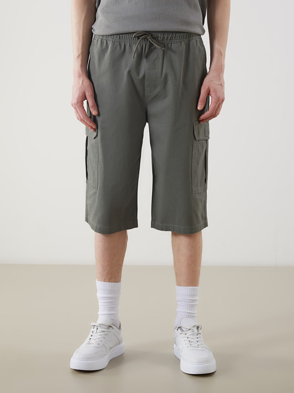 XSIDE Regular Fit Men's Cargo Shorts -S5FS64Z8-YAG