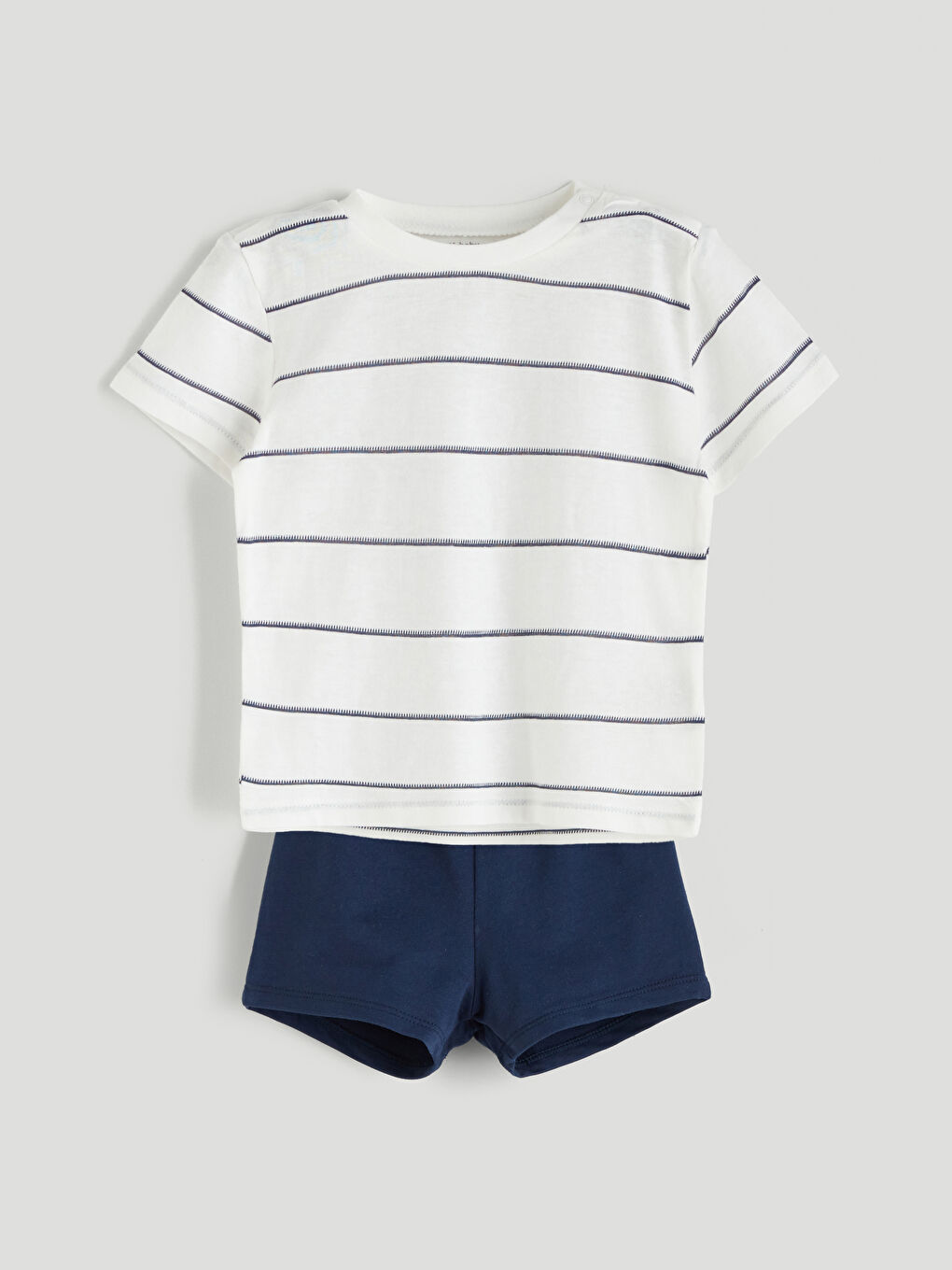 Striped Baby Boys' T-Shirt and Shorts 2 Pack -S5FS66Z1-LFC