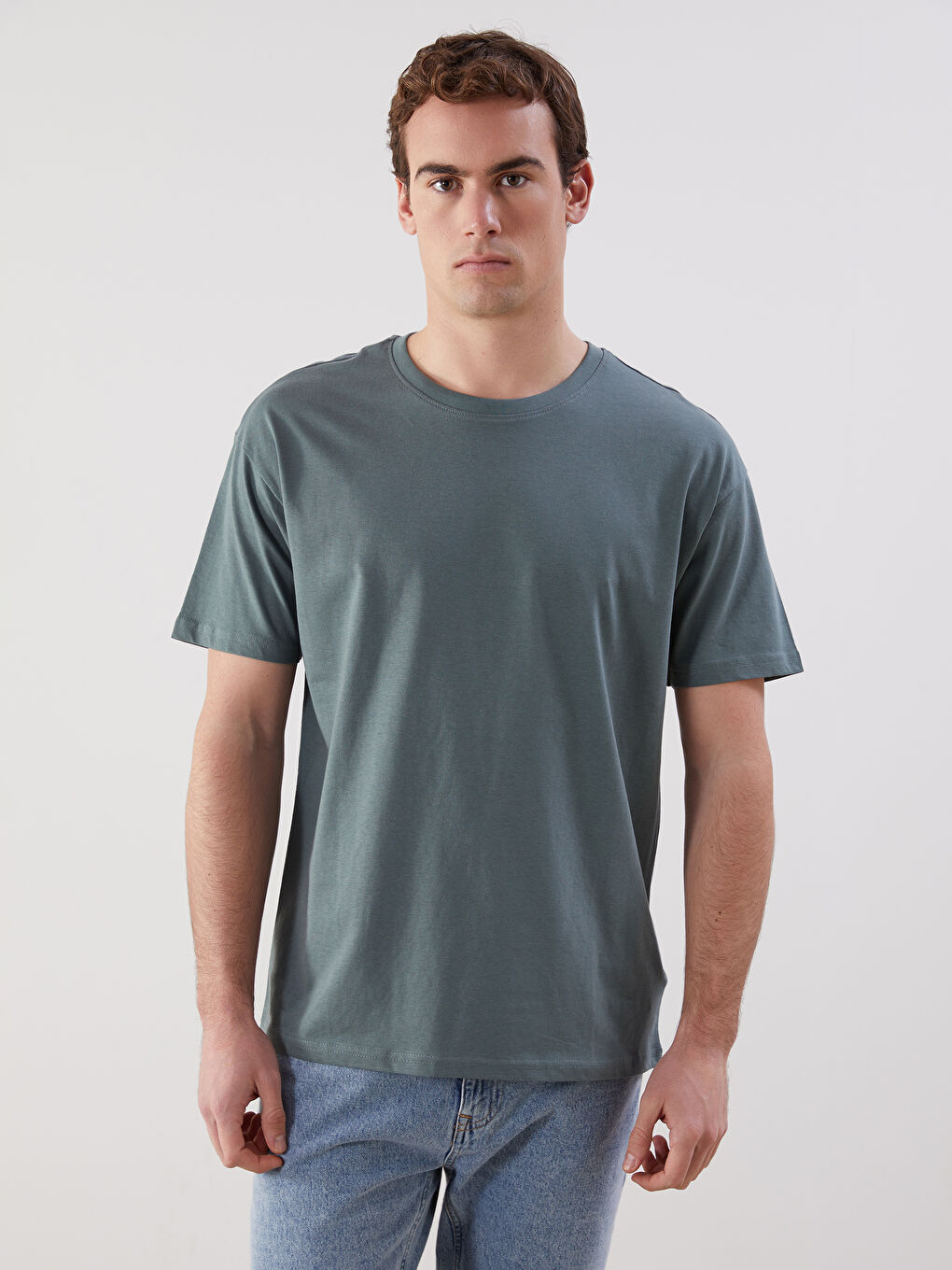 Crew Neck Men's T-Shirt -S5FS80Z8-H9D