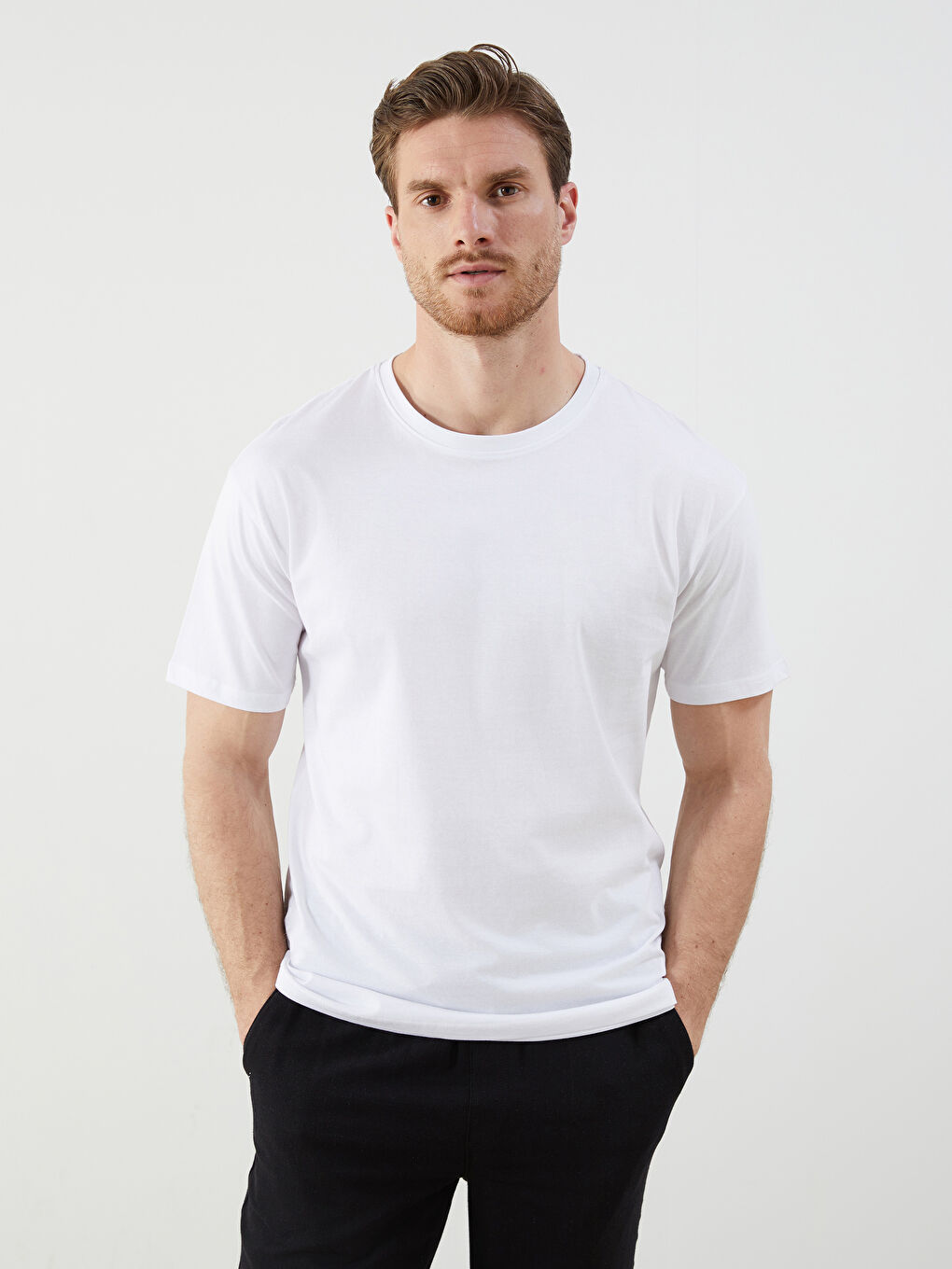 Crew Neck Men's T-Shirt -S5FS80Z8-Q6K