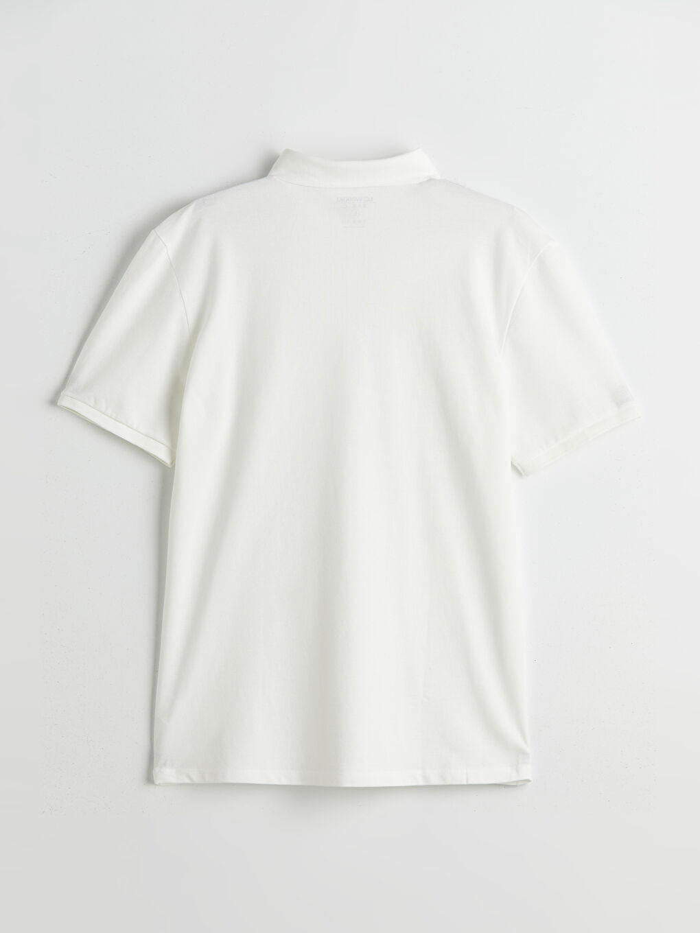 Ekru Polo Yaka Pike Erkek Tişört-5