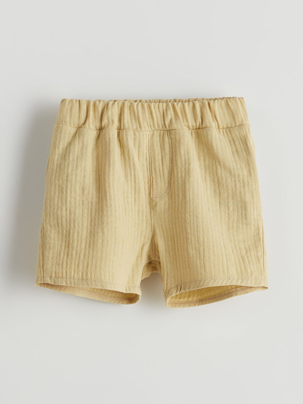 Haki Beli Lastikli Basic Erkek Çocuk Şort