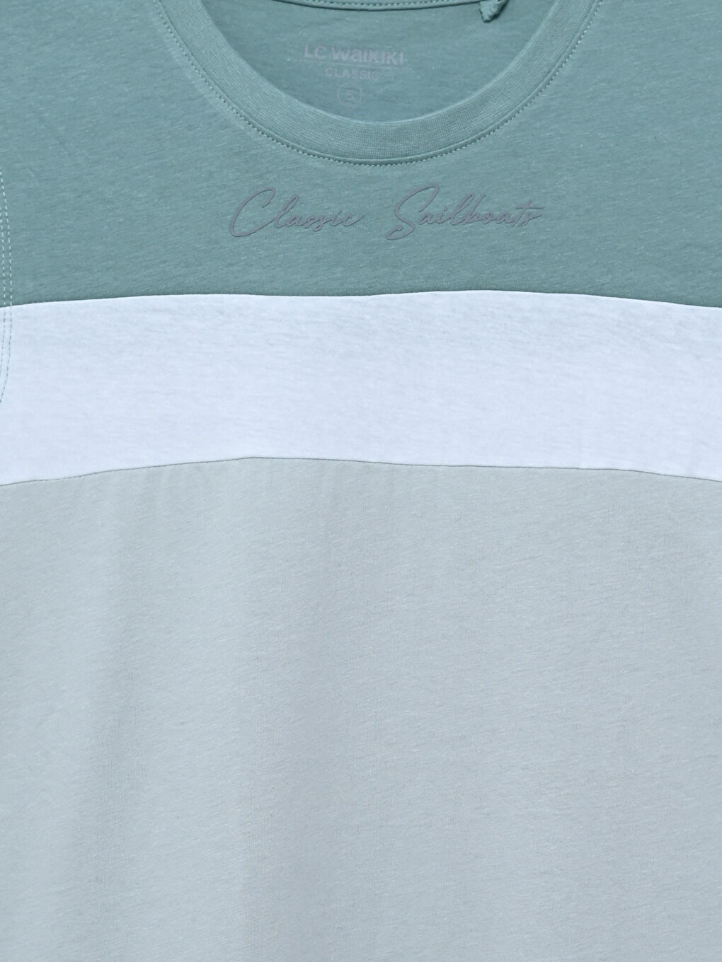 LC Waikiki Crew Neck Color Block Men's Sleeveless T-Shirt -S5FT38Z8-G5A