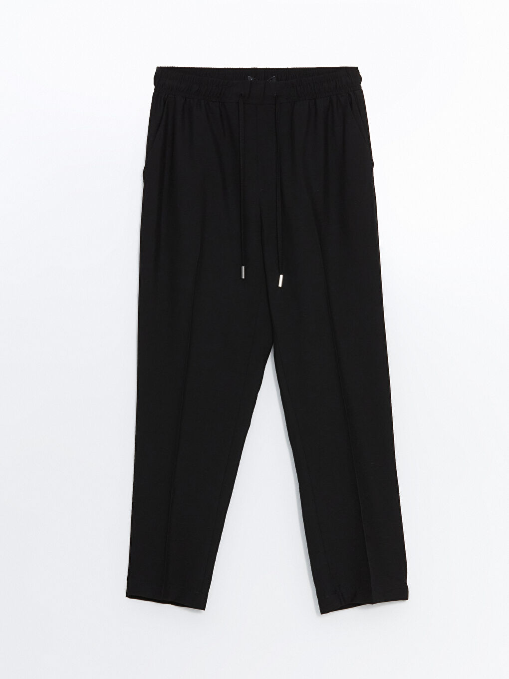 LCW Modest Elastic Waist Carrot Fit Women's Trousers -S5FT61Z8-RQL