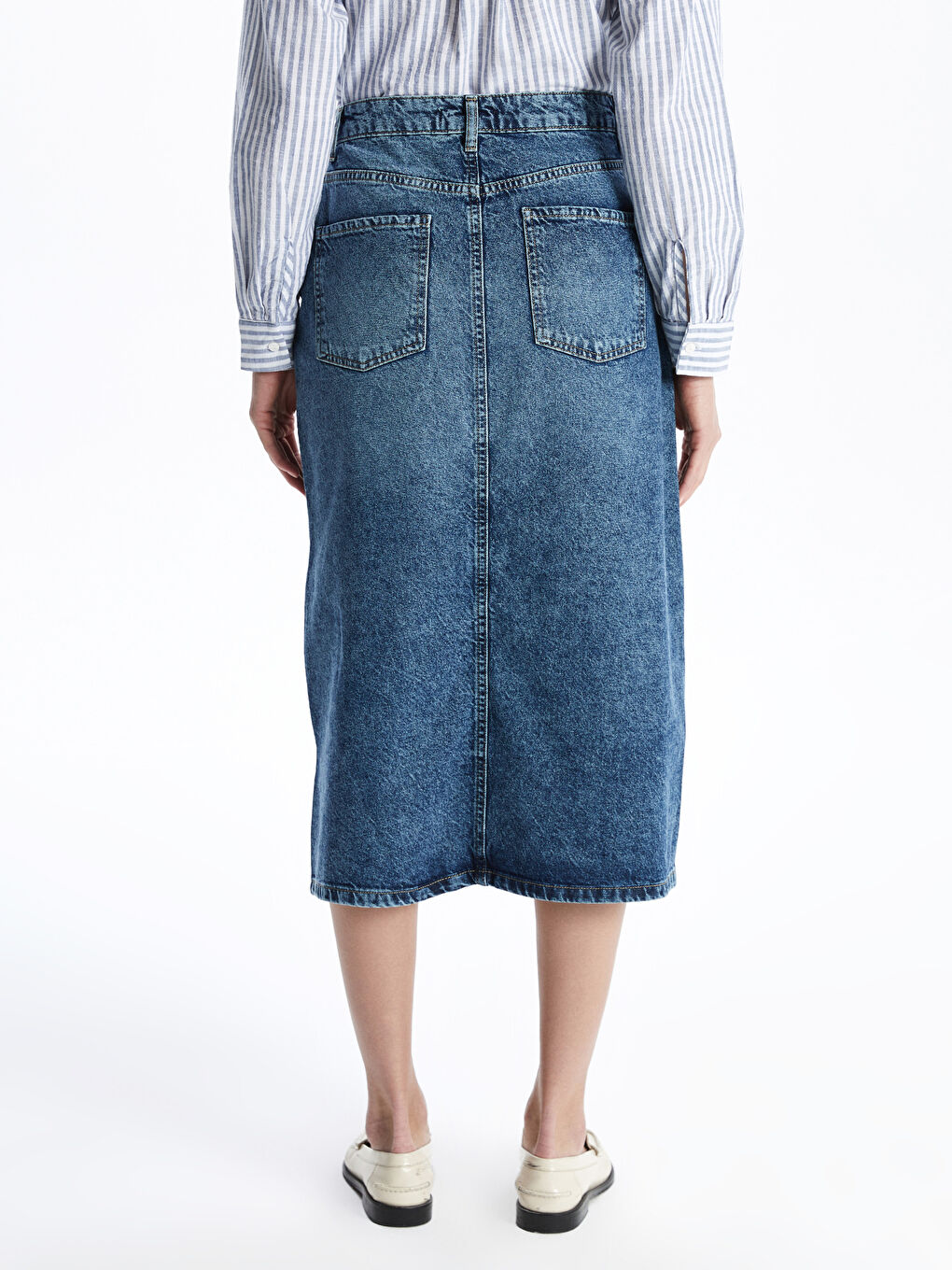 Slim Fit Women Jean Skirt -S5FT93Z8-H45