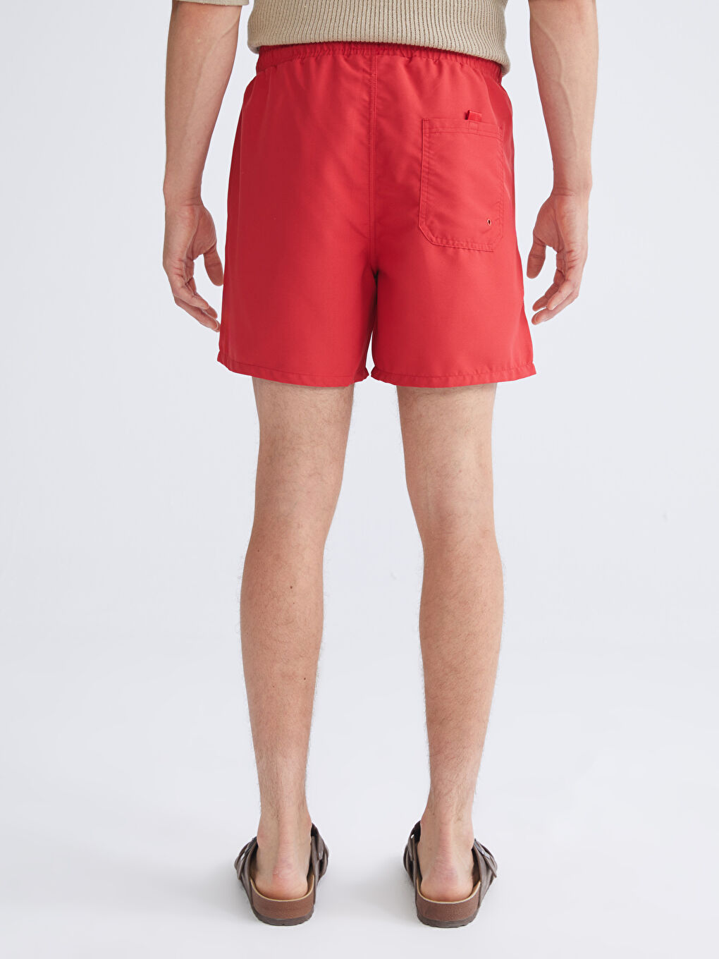 Short Printed Men's Swimming Shorts-6
