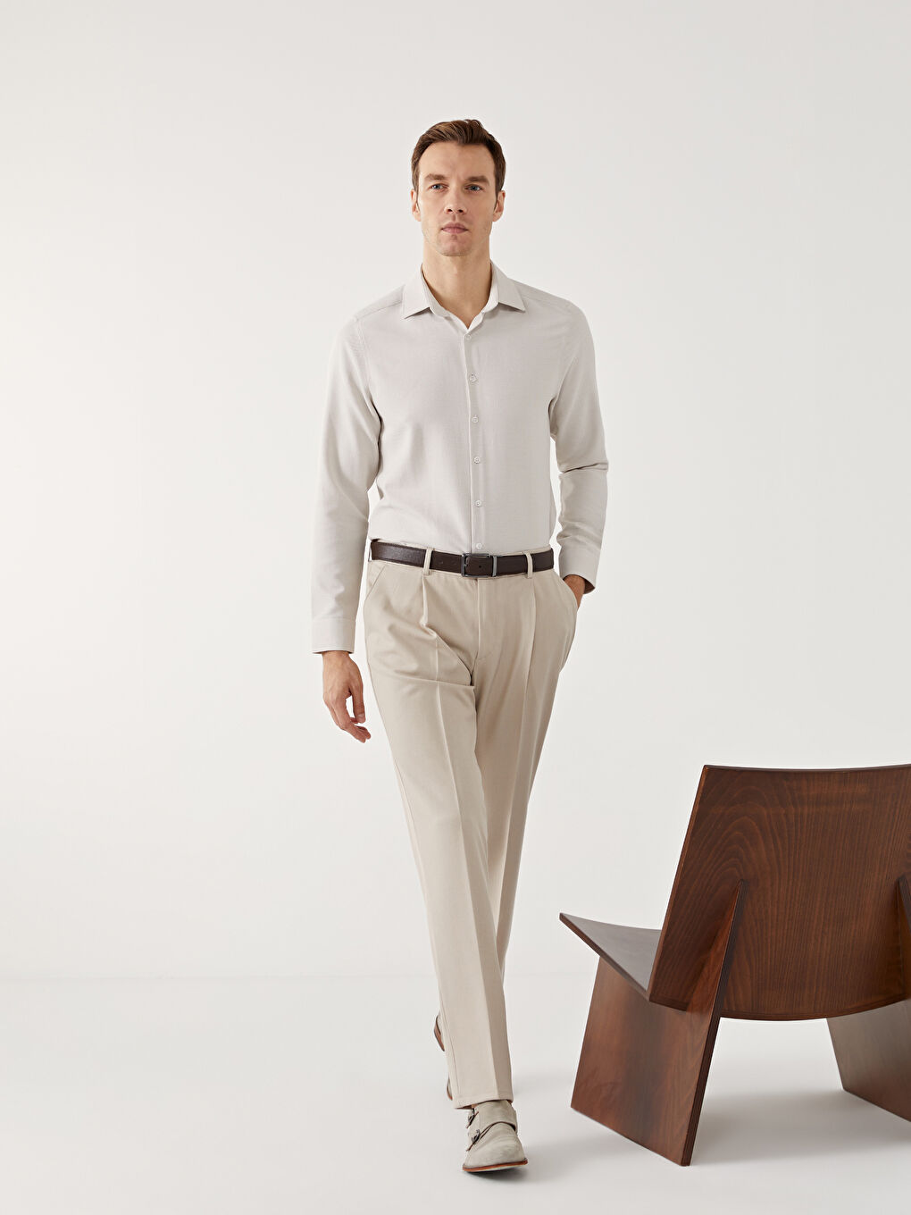 Standard Fit Men's Trousers -S5FU26Z8-KVB