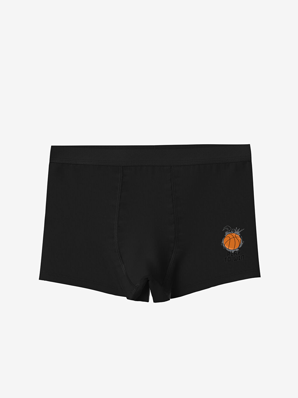 LCW Kids Siyah Baskılı Erkek Çocuk Boxer