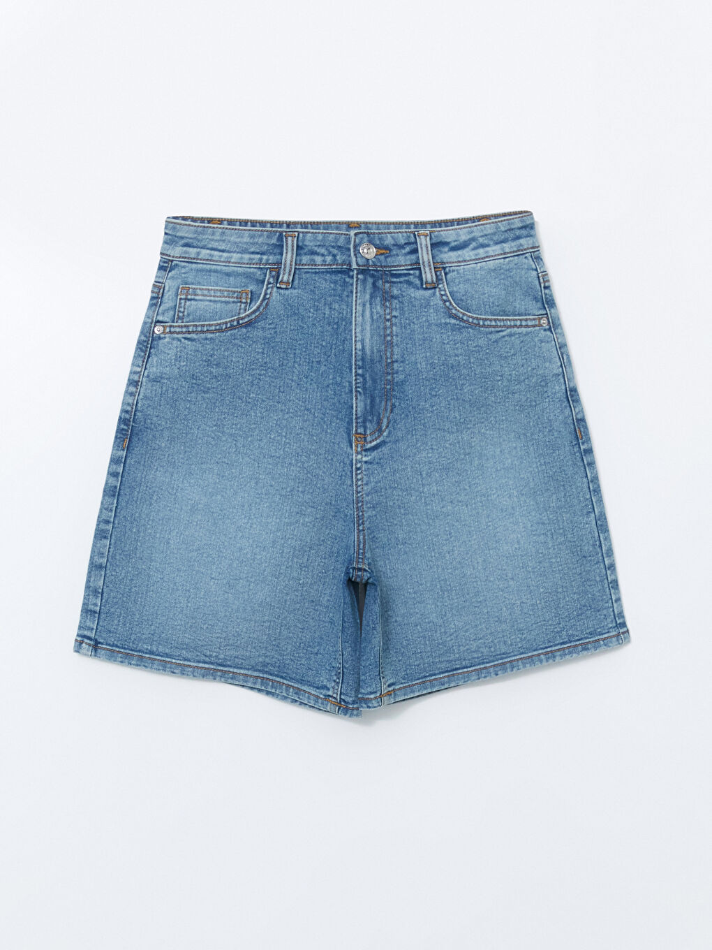 LCWAIKIKI Classic Dar Fit Kadın Jean Şort -S5FU52Z8-V2T