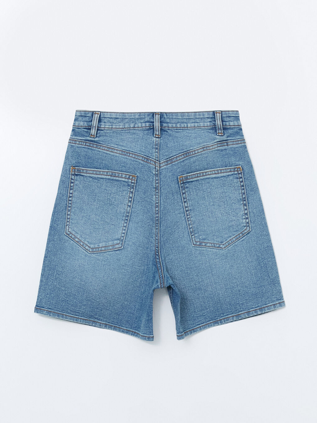 LCWAIKIKI Classic Dar Fit Kadın Jean Şort -S5FU52Z8-V2T