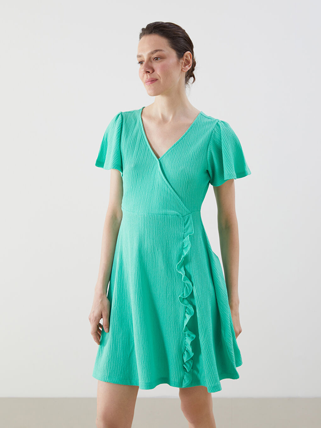 LCW Woman GREEN Dress -S5FU63Z8-GGD