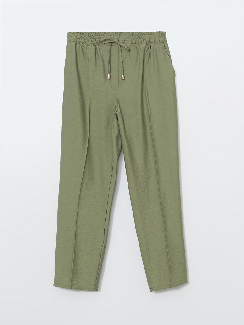 Elastic Waist Women'S Pants -S5FU64Z8-GVT