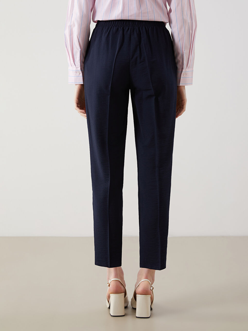 Elastic Waist Women'S Pants -S5FU64Z8-HNG