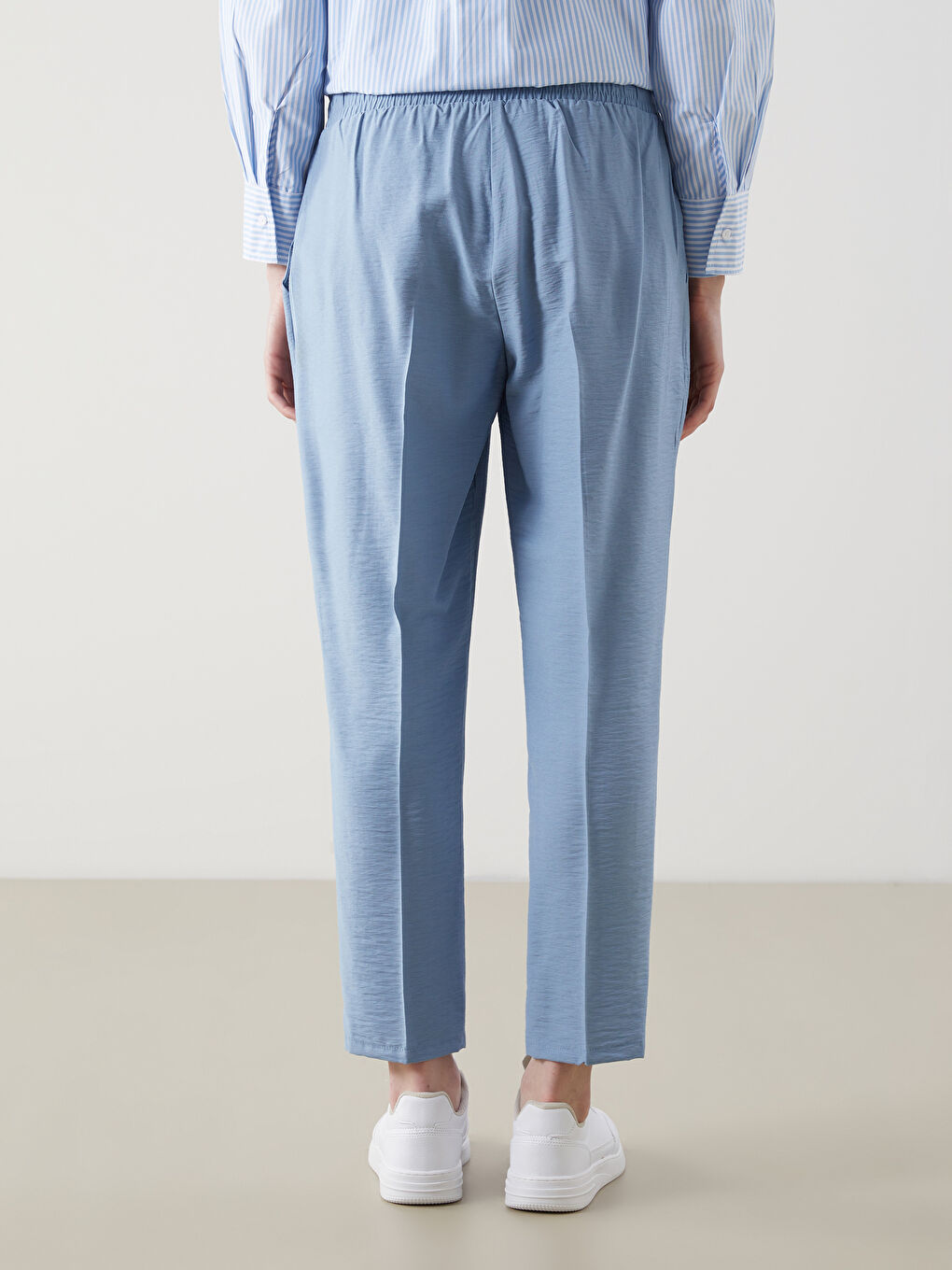 Elastic Waist Women'S Pants -S5FU64Z8-R0T