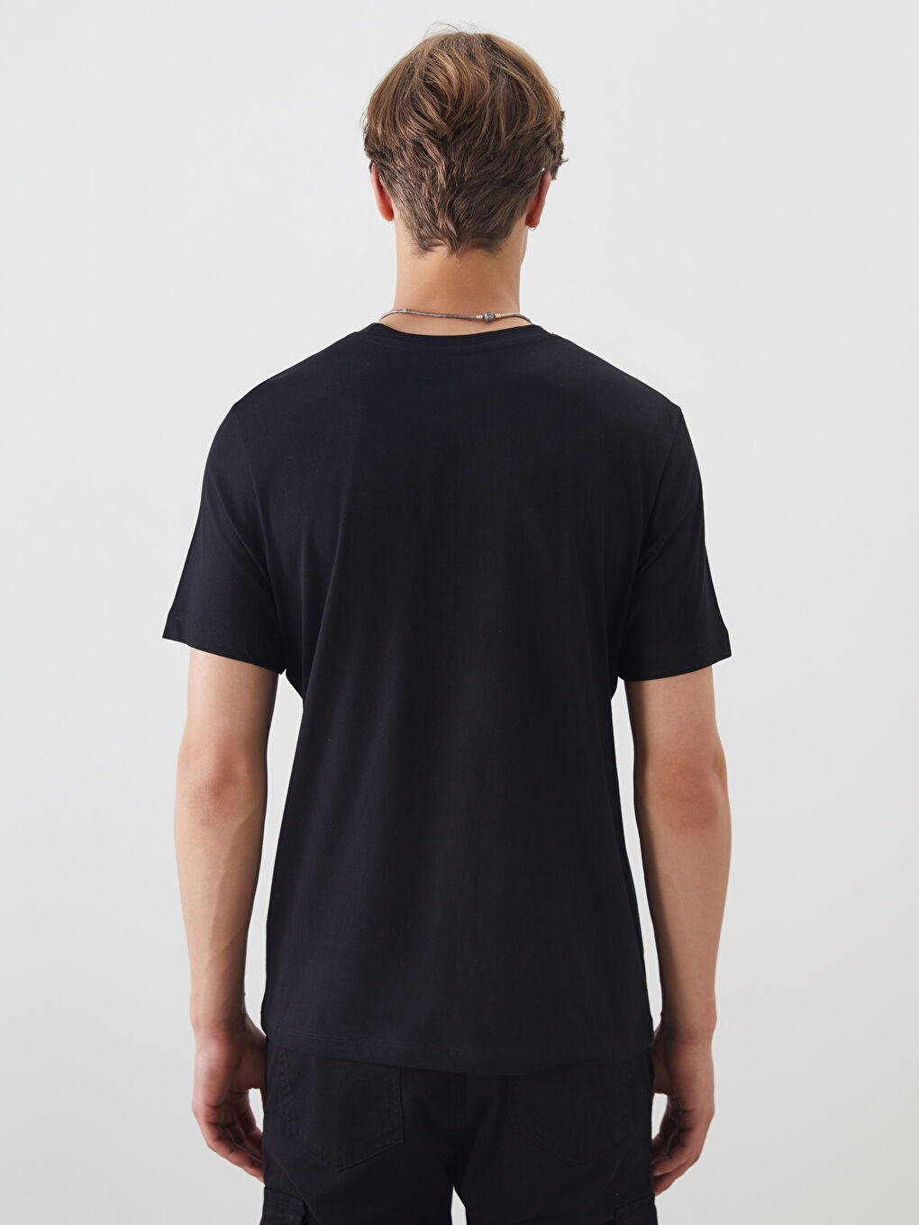 XSIDE Crew Neck Printed Jersey Men's T-Shirt -S5FU74Z8-CVL