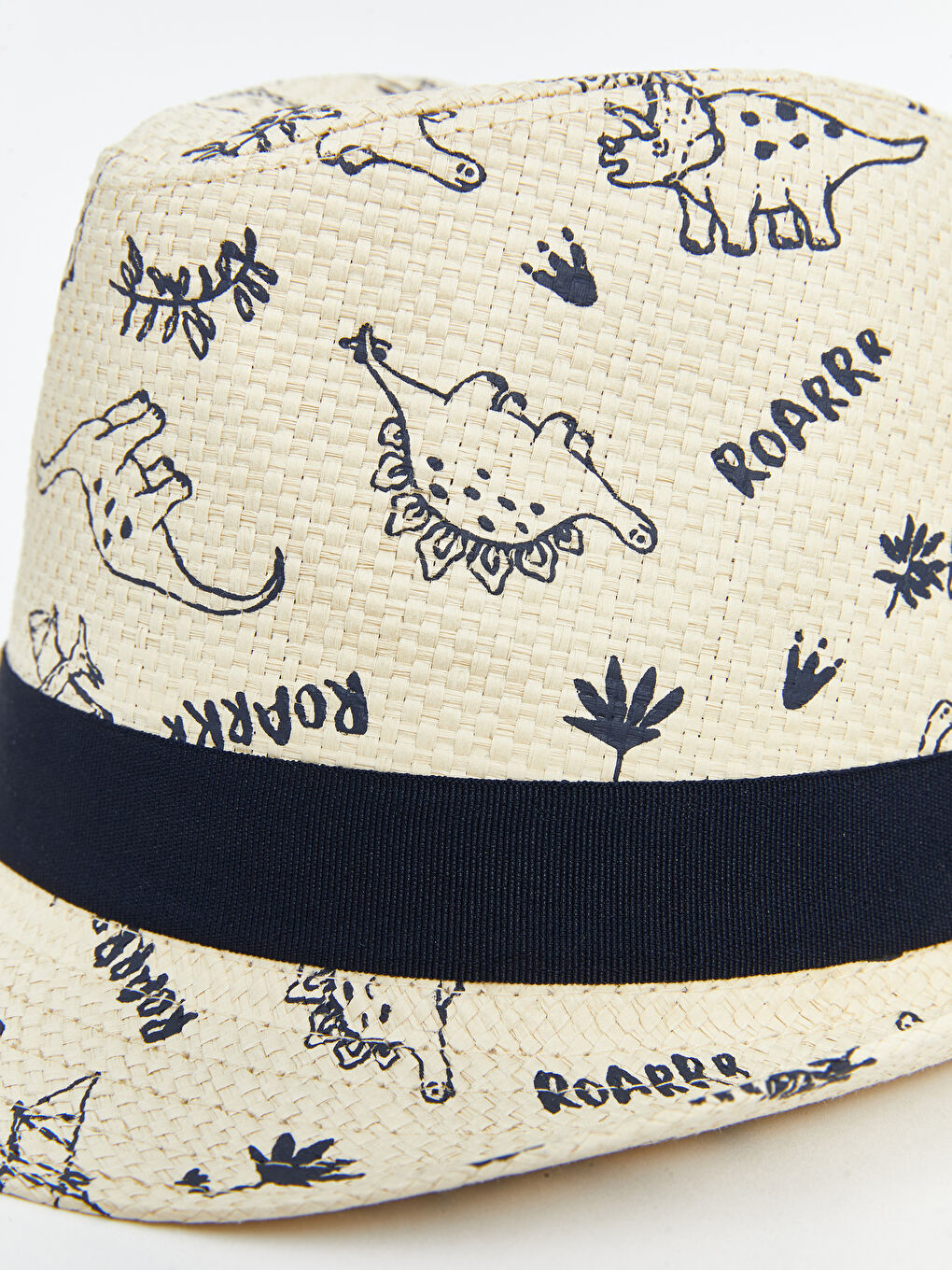 Dinosaur Printed Boy's Fedora Hat -S5FV13Z4-PRR