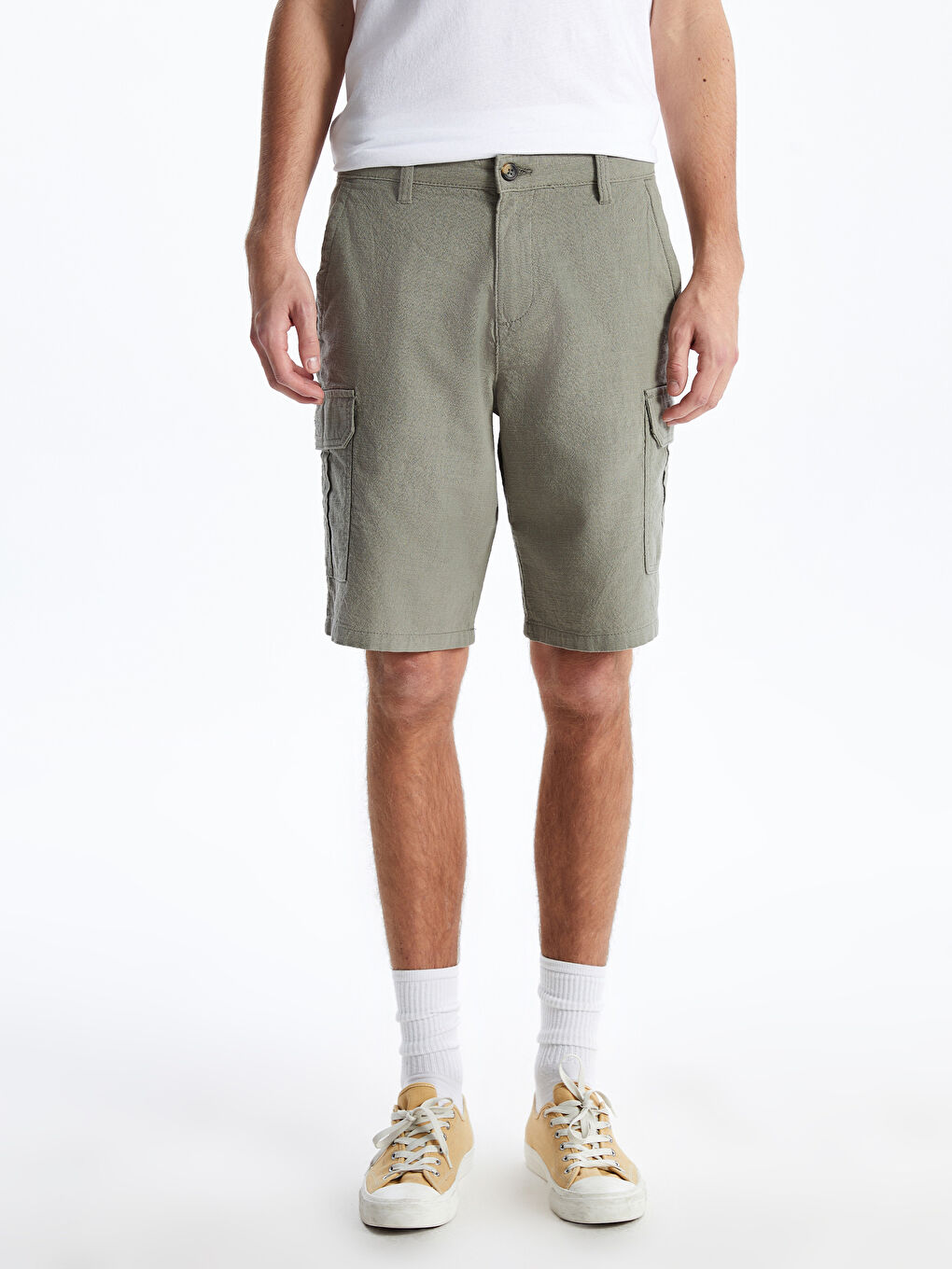 Comfortable Fit Men's Cargo Shorts -S5FV20Z8-Z3Q