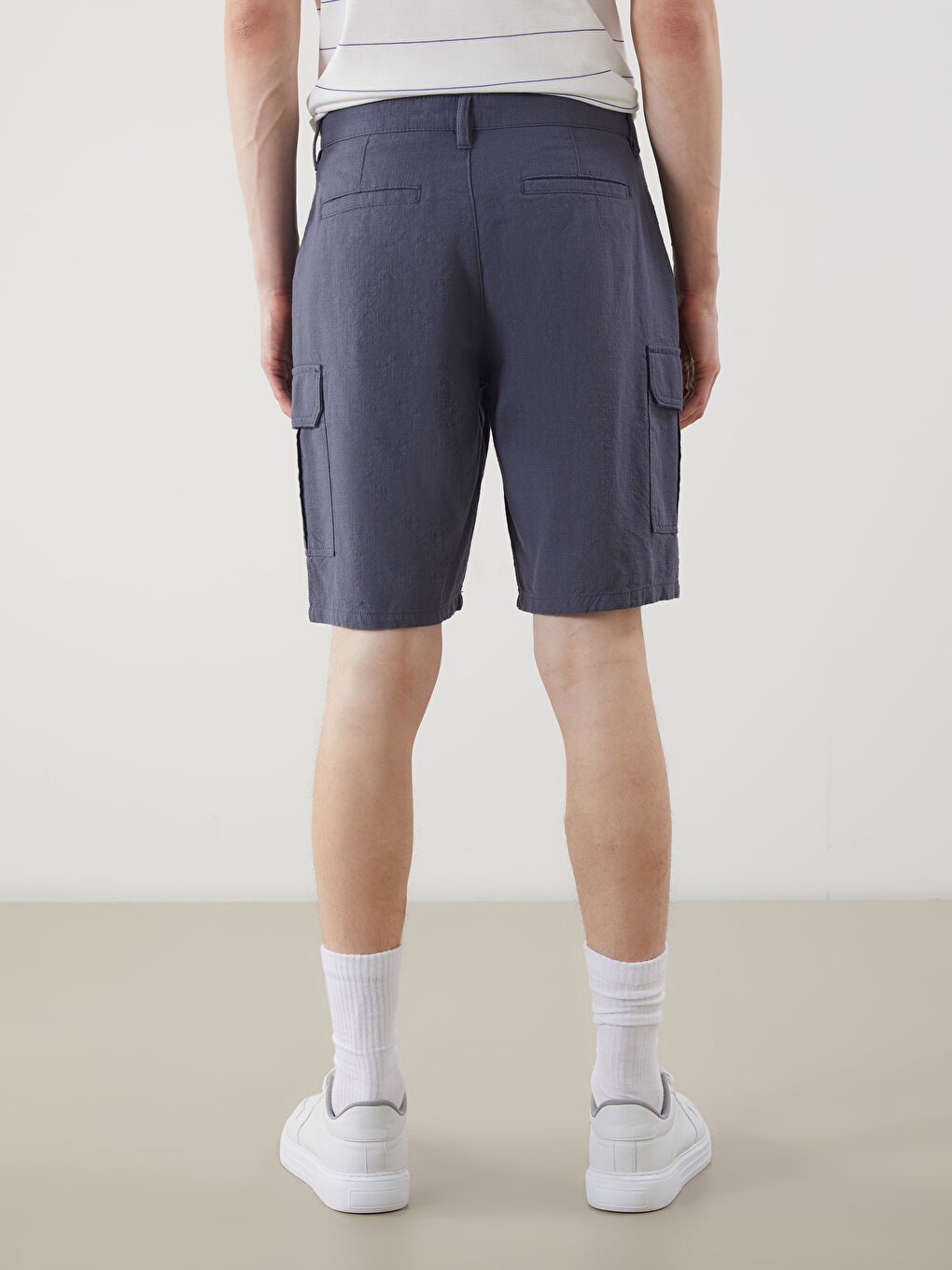 Comfortable Fit Men's Cargo Shorts -S5FV20Z8-Z40