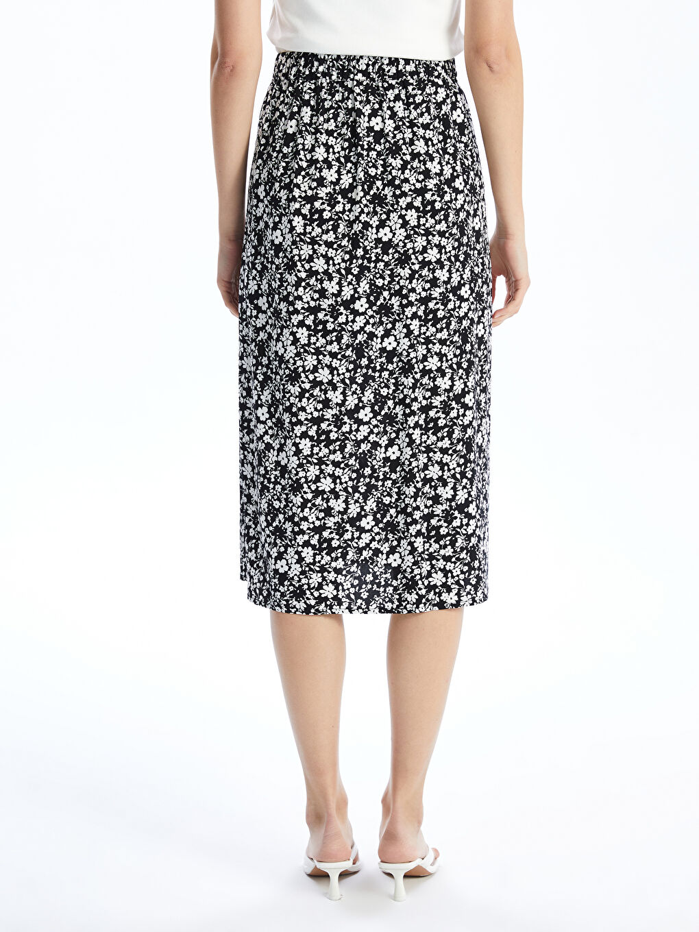 Elastic Waist Floral Women's Skirt -S5FV38Z8-LQJ