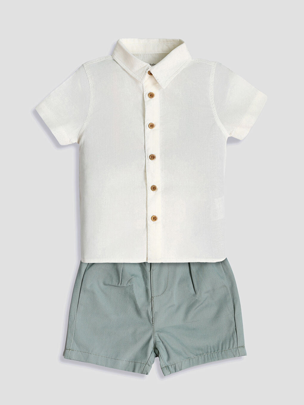 LCW Kids Basic Boys' Shirt and Shorts 2 Pack -S5FV68Z1-FDU