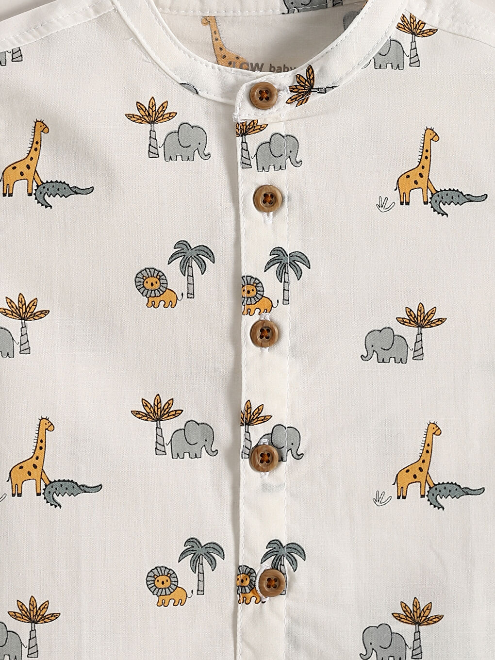 Elephant Print Baby Boys' Shirt and Shorts 2 Pack-5