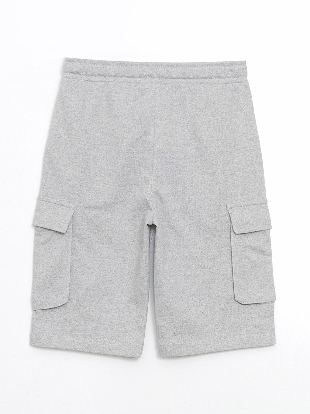 LCW ECO Gri Beli Lastikli Erkek Çocuk Kargo Şort - 1