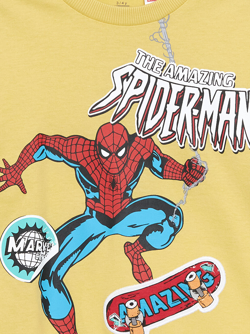 Spider-Man Printed Jersey Boys' T-Shirt -S5FY03Z1-G7G