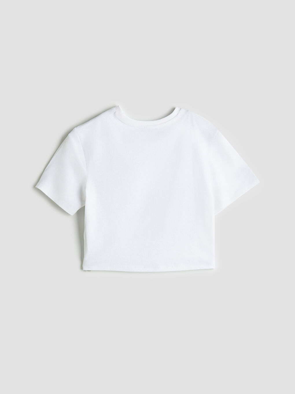 Crew Neck Printed Crop Top -S5FY10Z8-Q6K